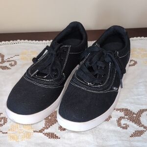 Sz 9.5 Men's Black Billy Sneaker II Adaptive Zip Top Shoes